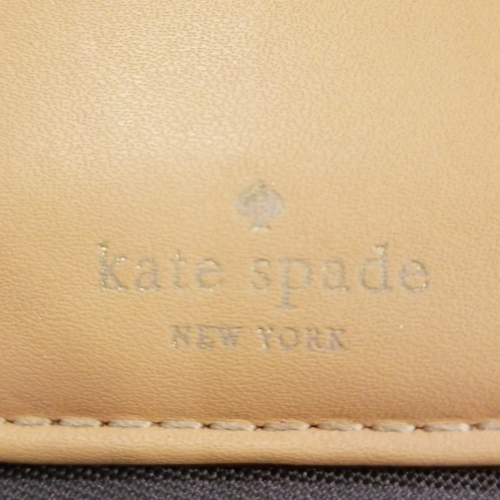 💕Kate Spade💕 Hot Pink and Tan Card Wallet